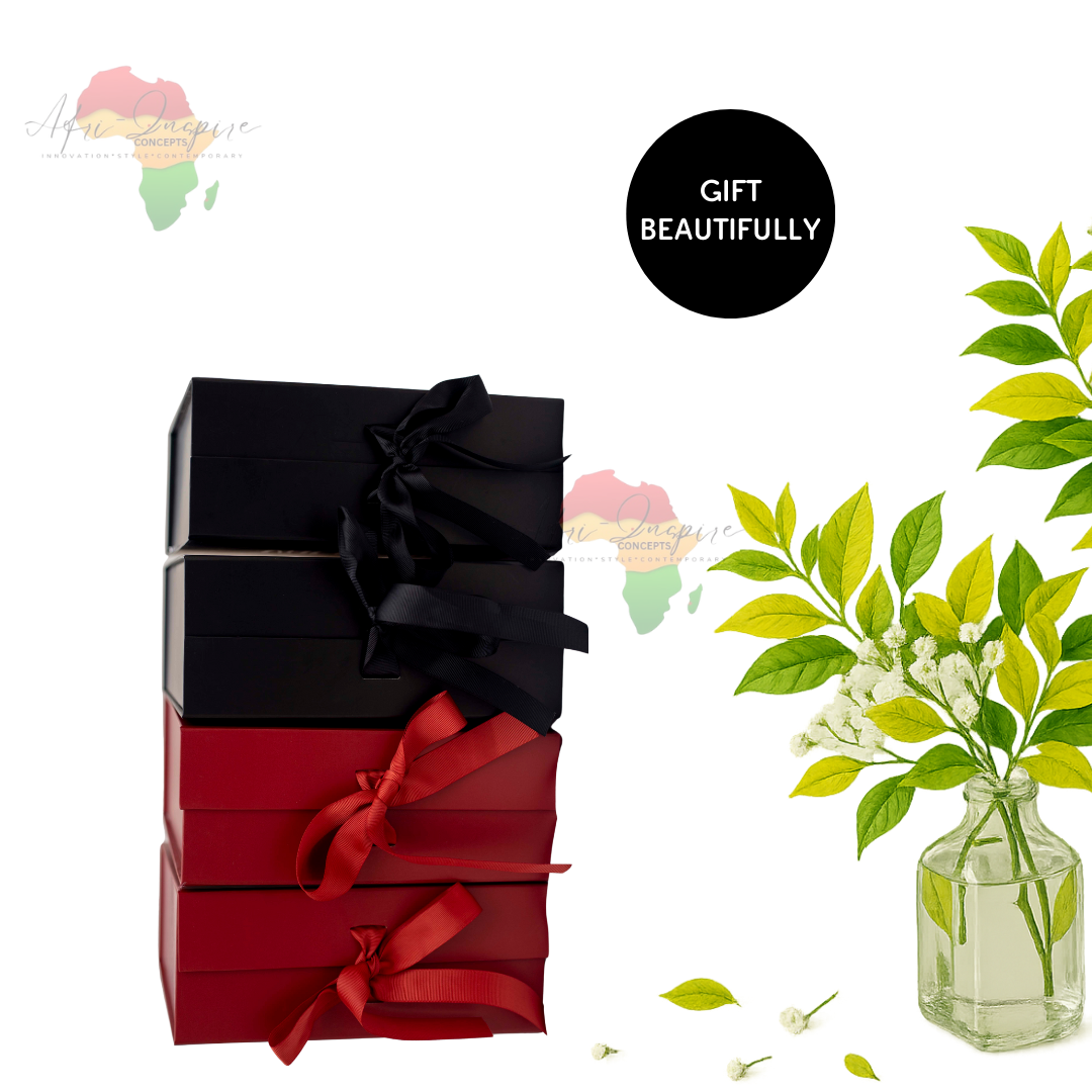 Coffret cadeau pliable vide mat 3 pièces avec couvercle à fermoir magnétique