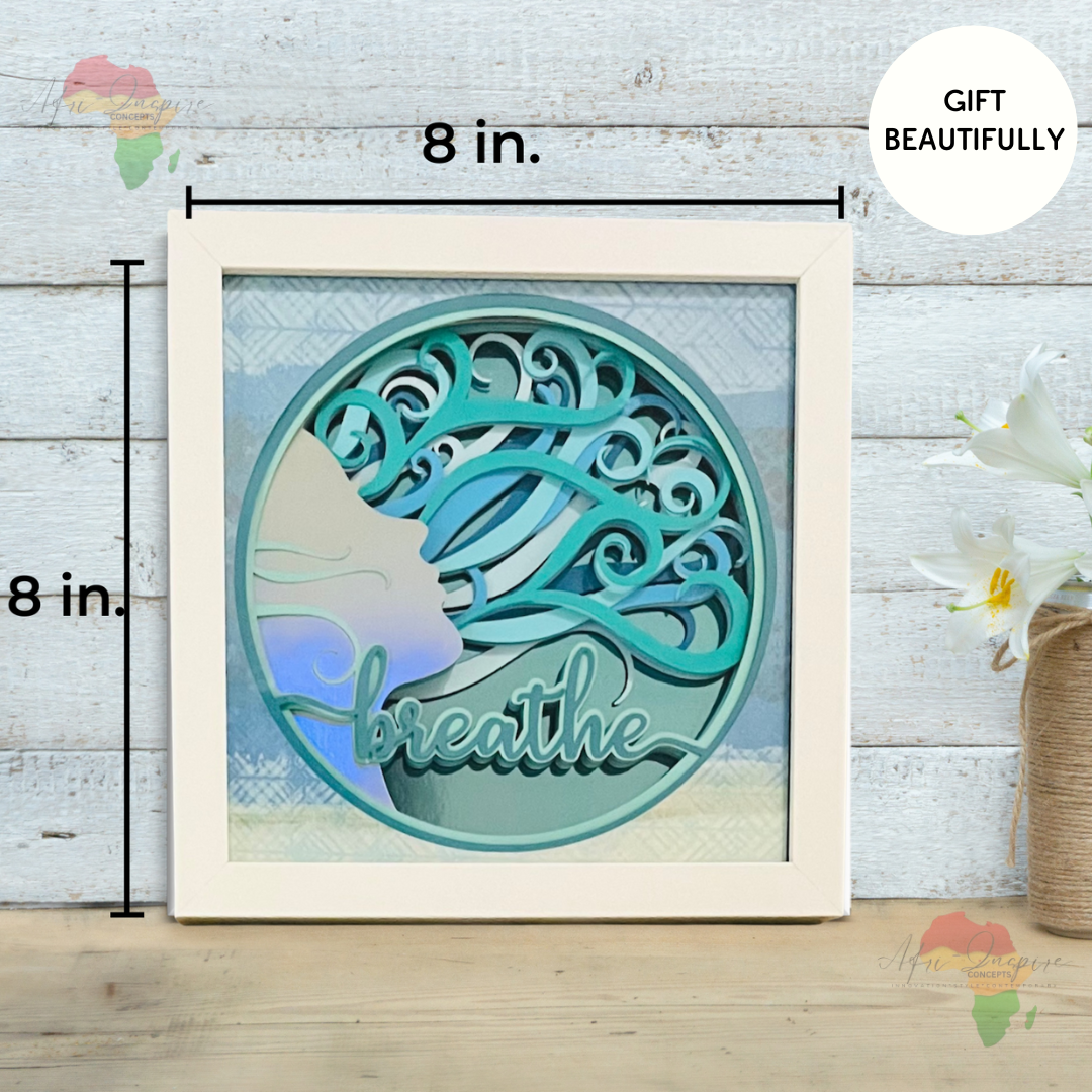 Handcrafted Shadow Box Gift – Personalized 3D Art in a Keepsake Frame (comes in a box)