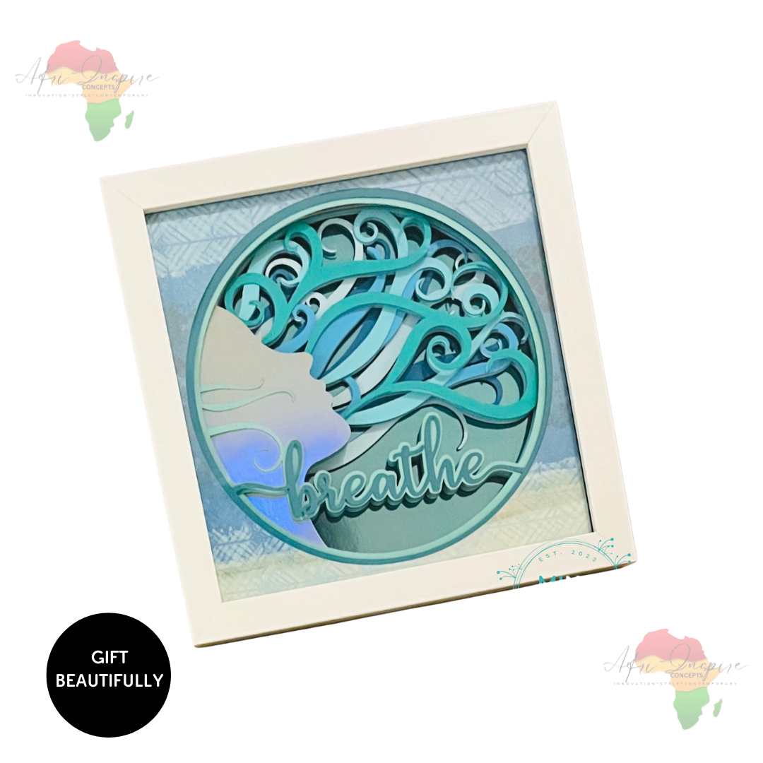Handcrafted Shadow Box Gift – Personalized 3D Art in a Keepsake Frame (comes in a box)