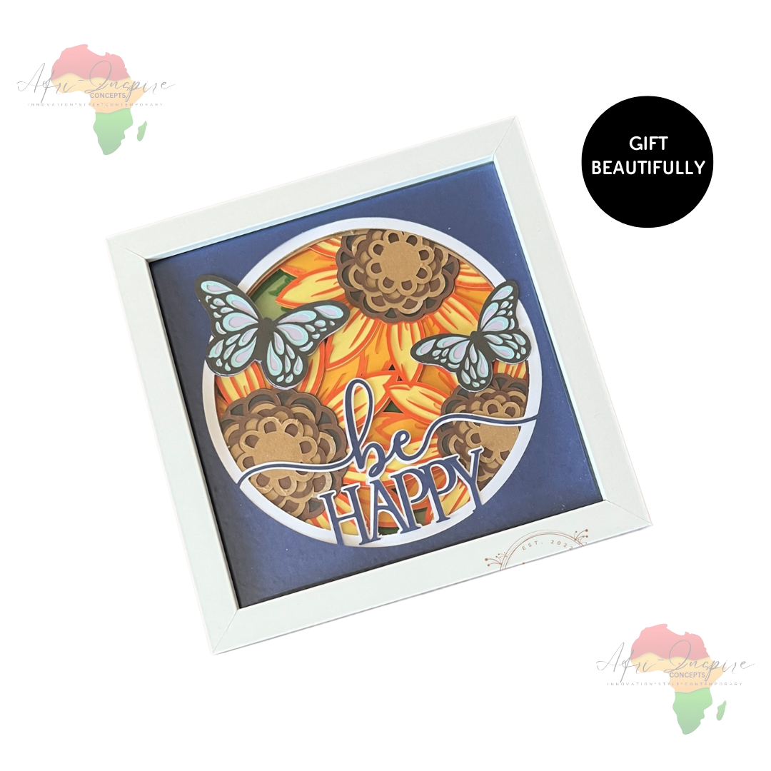 Handcrafted Shadow Box Gift – Personalized 3D Art in a Keepsake Frame (comes in a box)