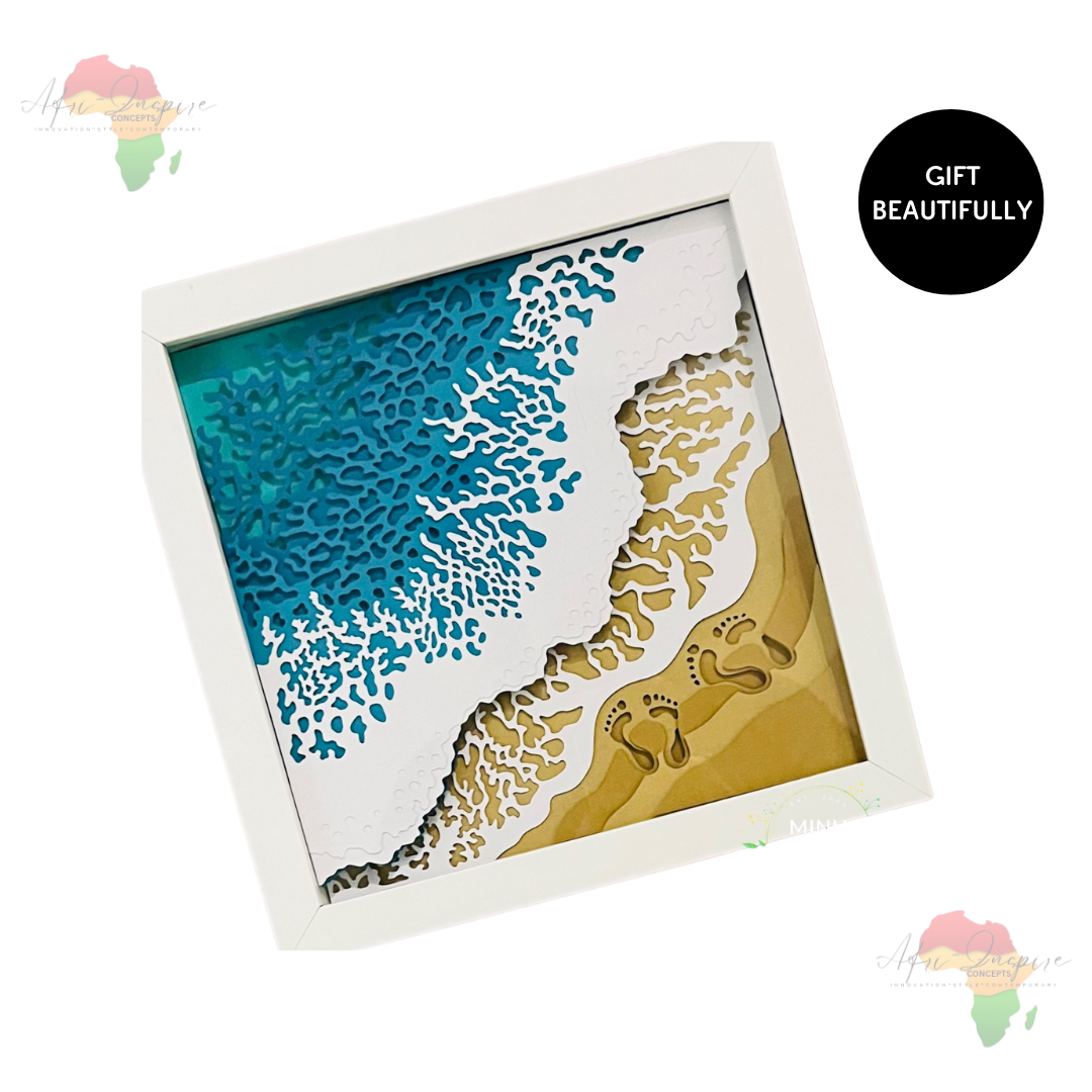 Handcrafted Shadow Box Gift – Personalized 3D Art in a Keepsake Frame (comes in a box)