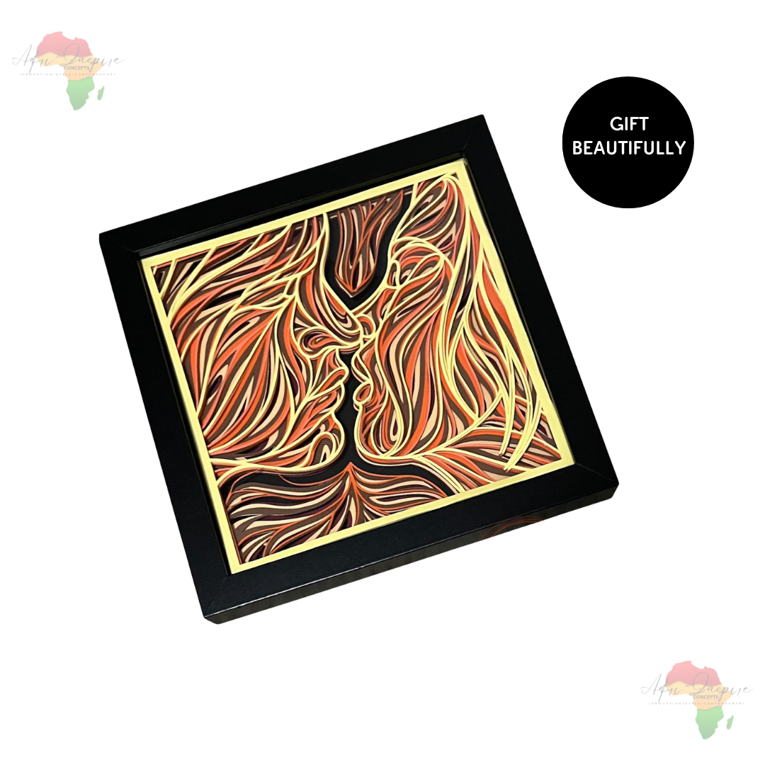 Handcrafted Shadow Box Gift – Personalized 3D Art in a Keepsake Frame (comes in a box)