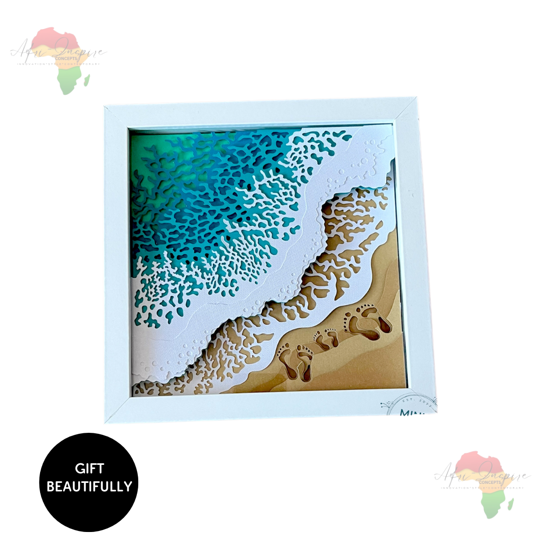 Handcrafted Shadow Box Gift – Personalized 3D Art in a Keepsake Frame (comes in a box)