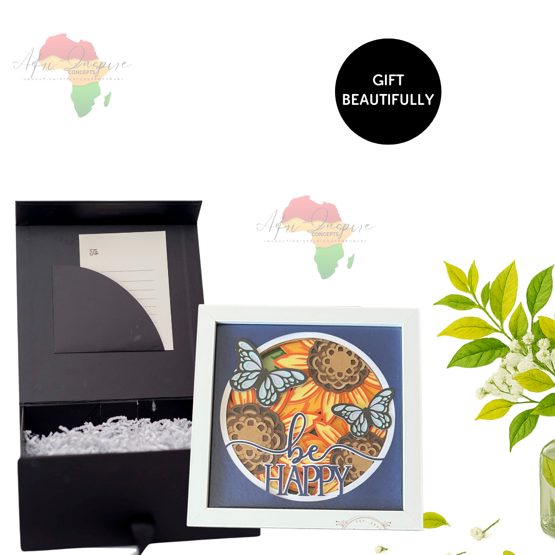 Handcrafted Shadow Box Gift – Personalized 3D Art in a Keepsake Frame (comes in a box)