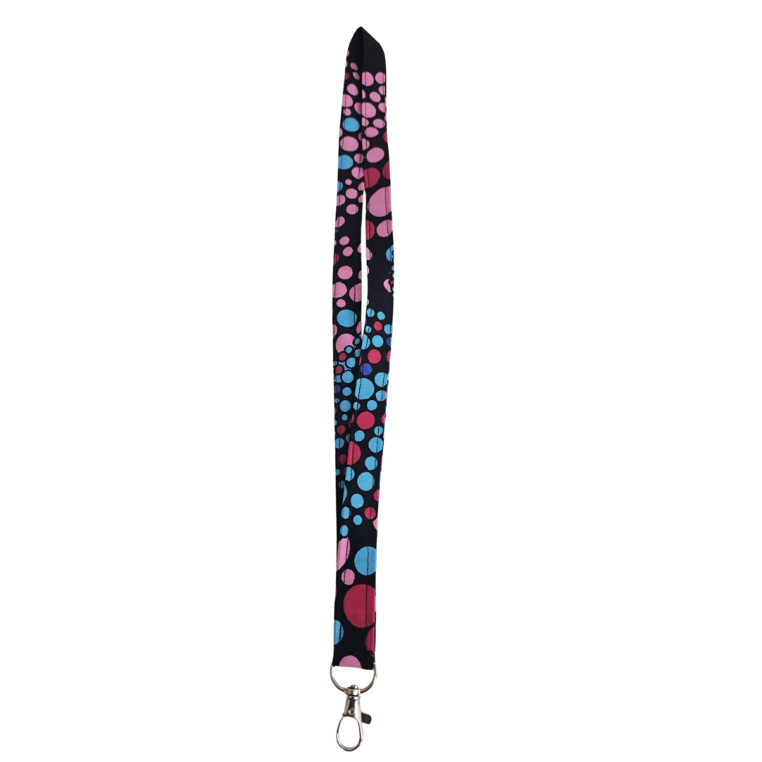 African Print Lanyard – Bold, Functional & Culturally Inspired