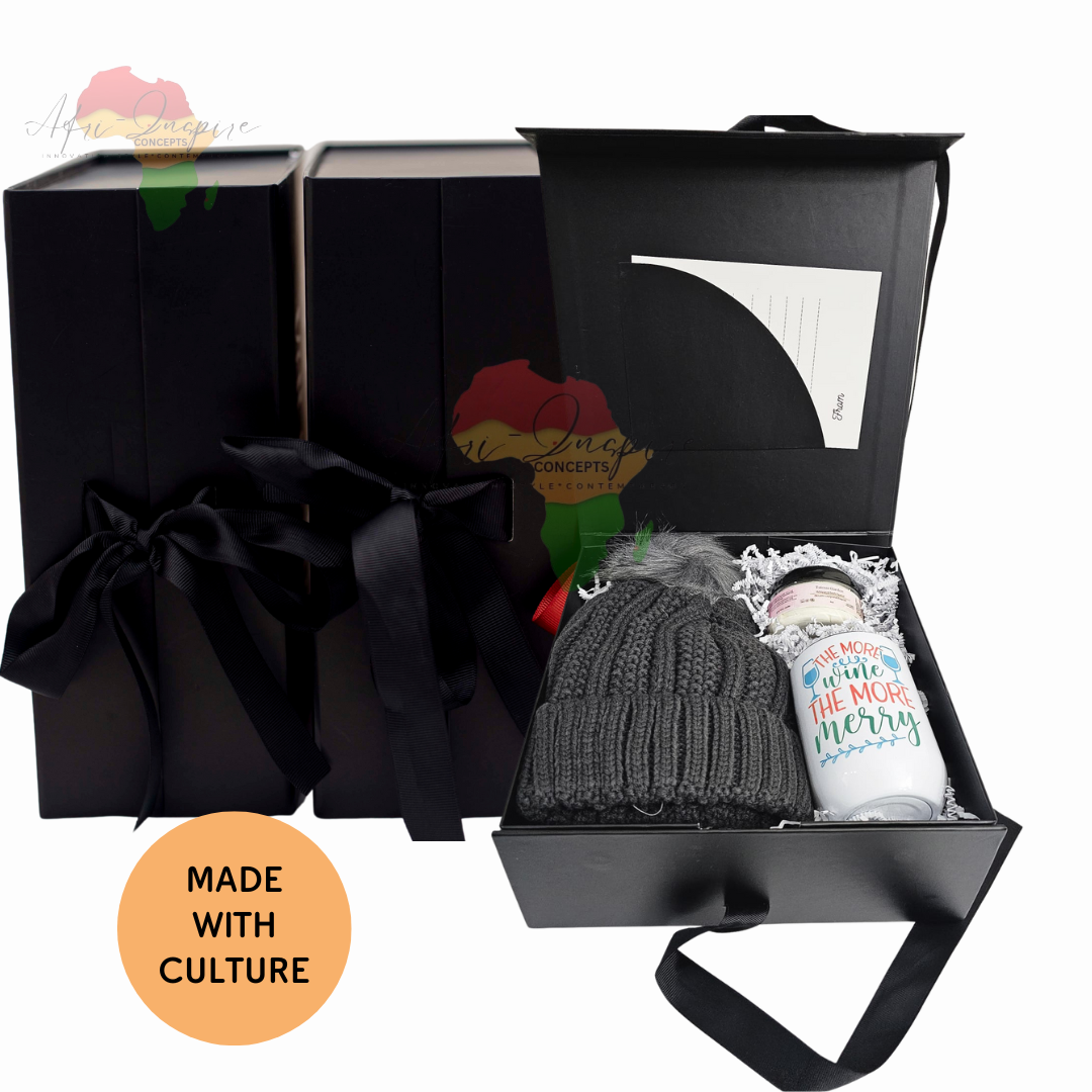 Cozy Cheer Gift Box – Beanie, Mug, Body Butter & Holiday Vibes in a Keepsake Box