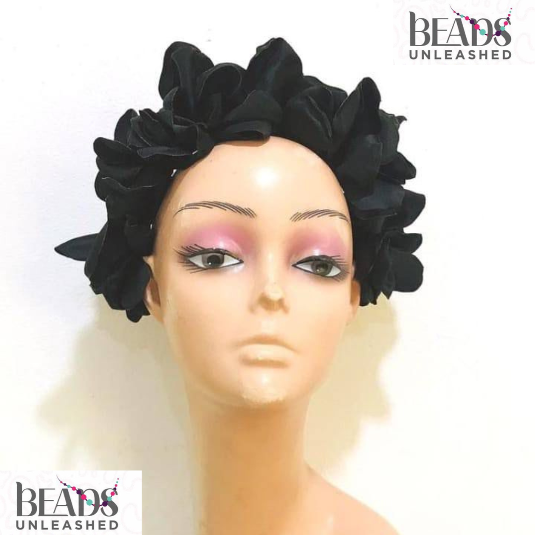 Floral Satin Headband β Elegant, Protective & Stylish Hair Accessory