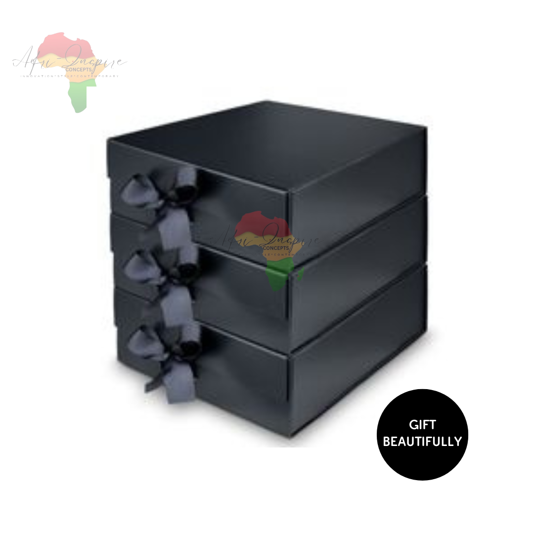 Luxury Magnetic Gift Box with Ribbon – Reusable Foldable Box for All Occasions (10x10x4 in)