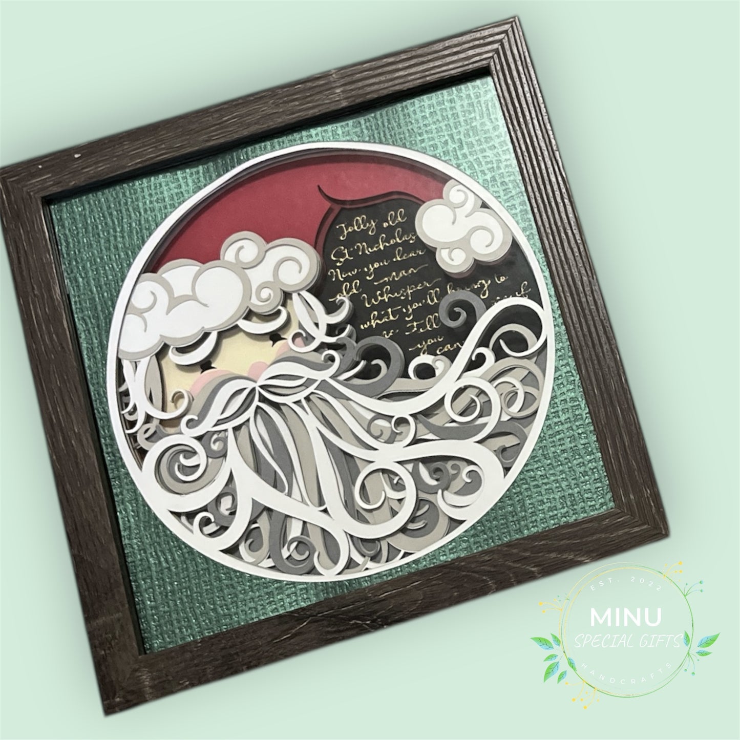 Shadow Box - Santa Claus