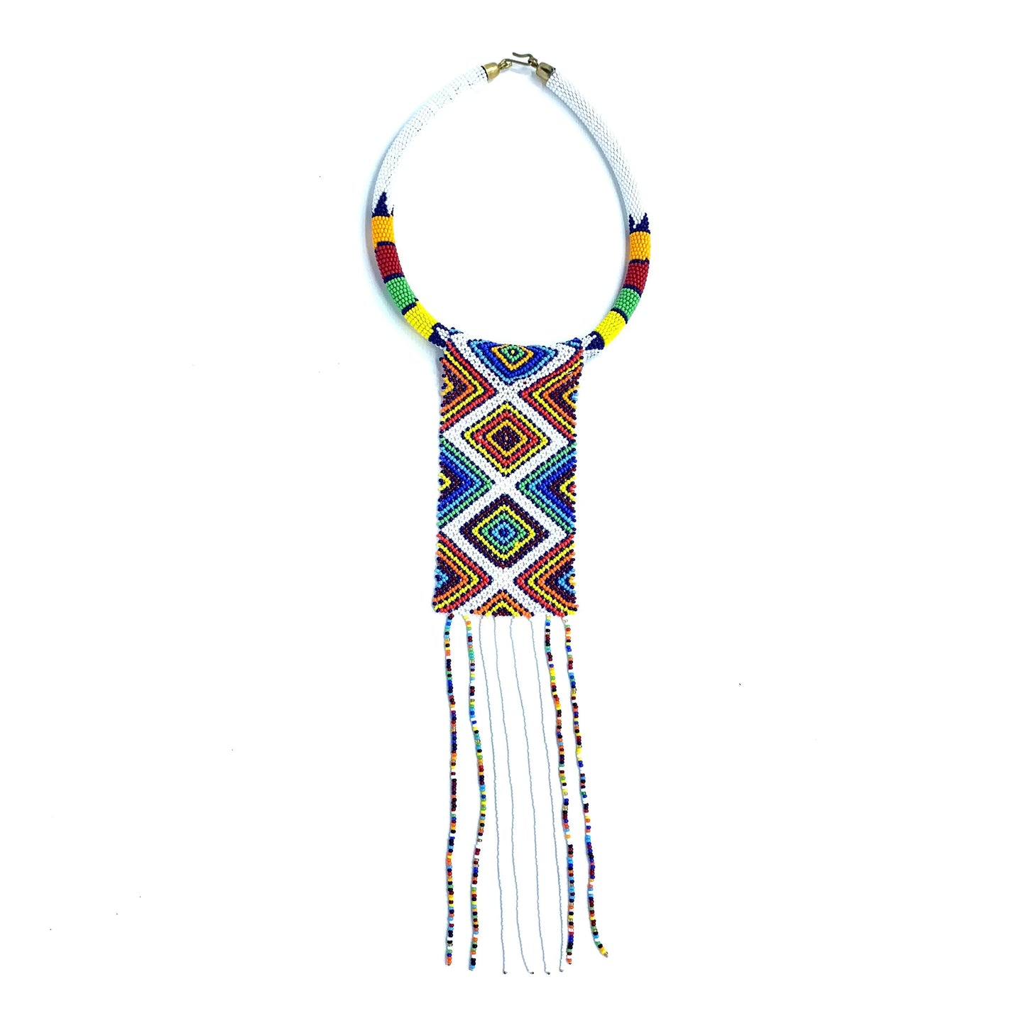 Olkiketa Laang Beaded Necklace β Majestic African Heritage in Every Bead