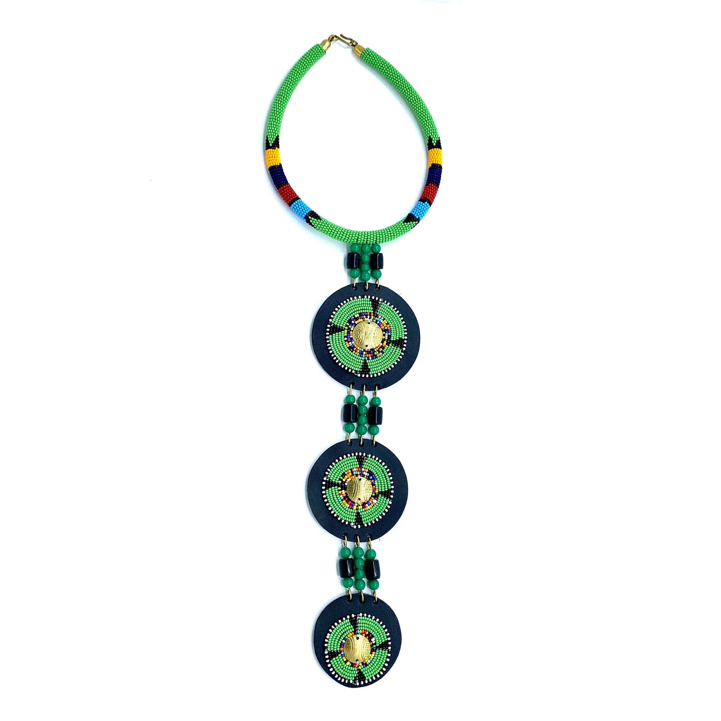 Nadeu Beaded Necklace β Bold, Handcrafted African Elegance