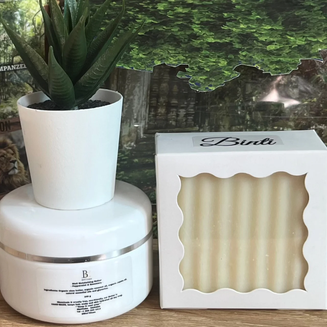 Jumbo Butter & Bar Combo – Handcrafted Hair & Skin Nourishing Set