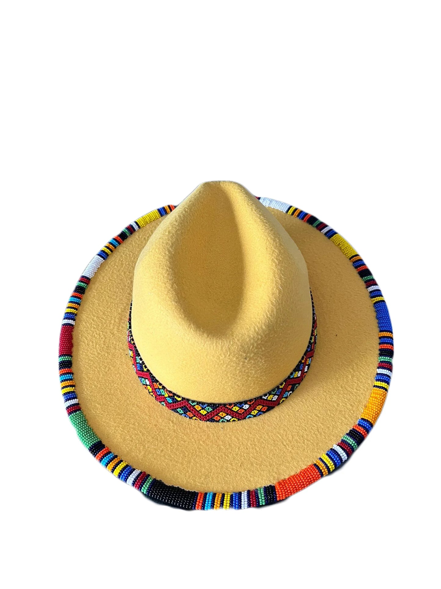 Shujaa Beaded Hat – Bold, Handcrafted African Statement Hat