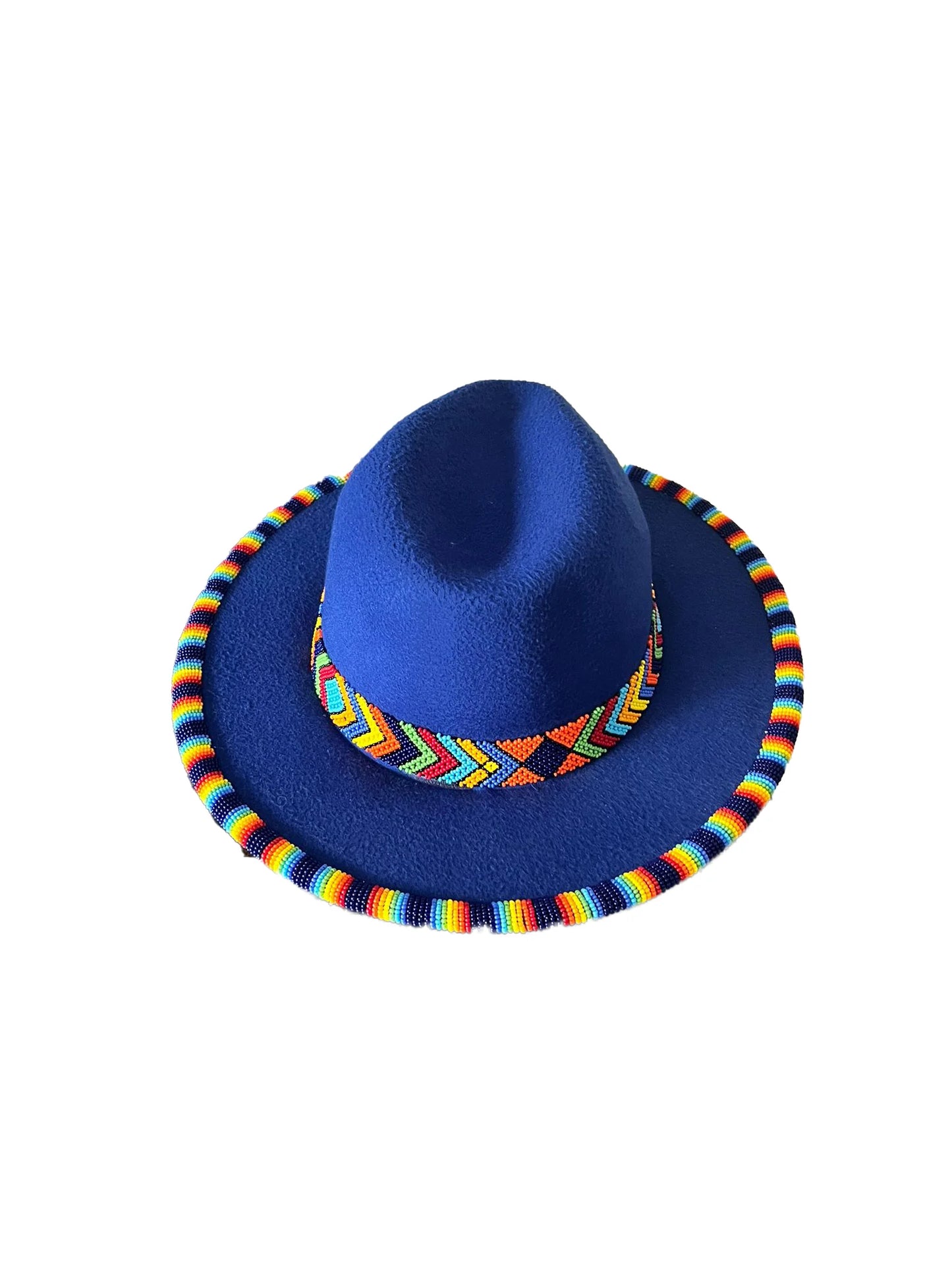 Shujaa Beaded Hat – Bold, Handcrafted African Statement Hat
