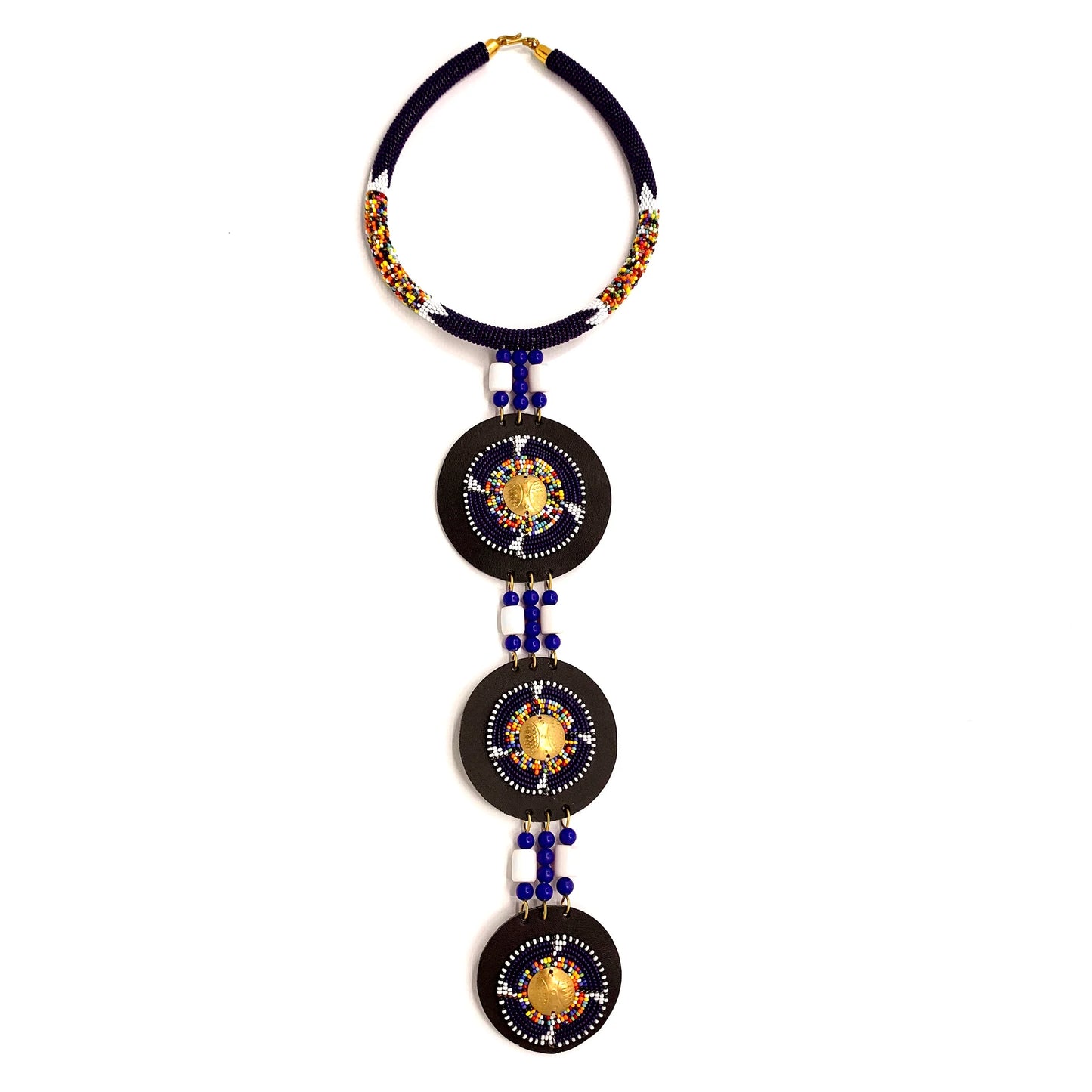 Nadeu Beaded Necklace β Bold, Handcrafted African Elegance