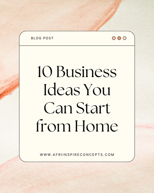 10 Business Ideas You Can Start from Home