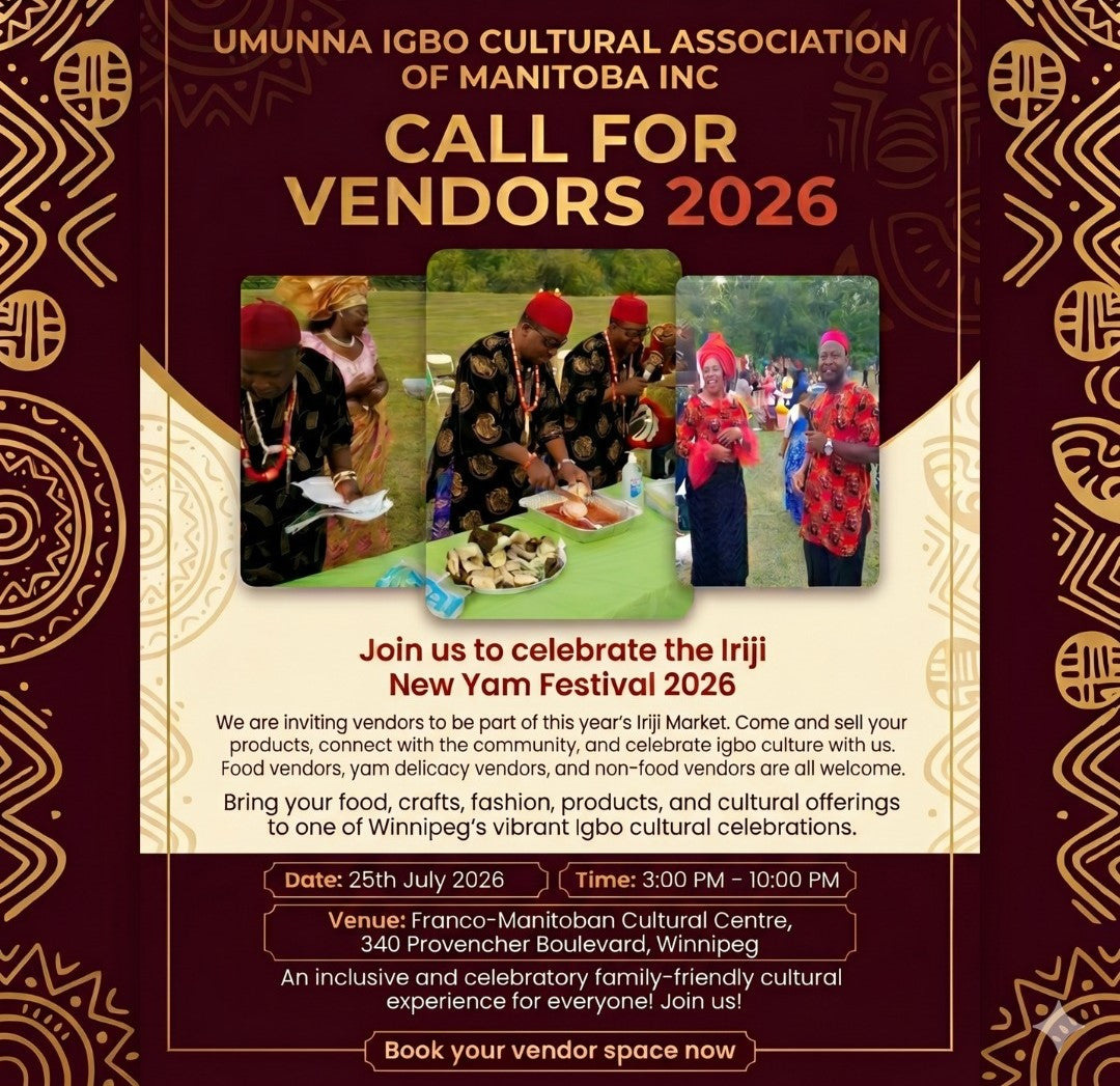 Iriji New Yam Festival (Cultural Francophone Manitoba)