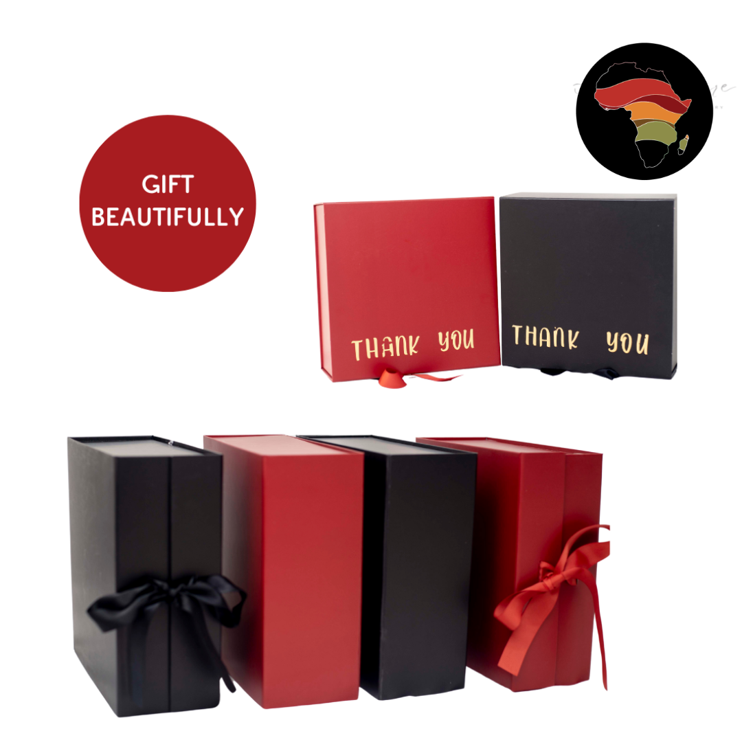 3pc Matte Empty foldable gift box with magnetic clasp lid