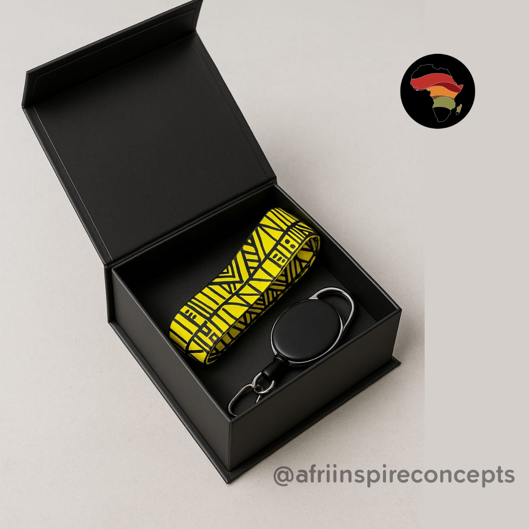 African Print Lanyard – Bold, Functional & Culturally Inspired