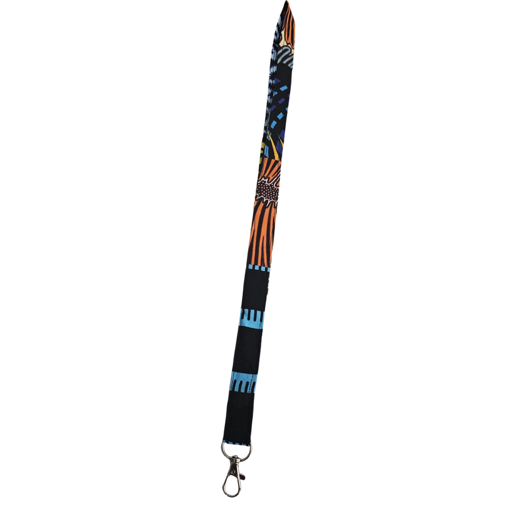 African Print Lanyard – Bold, Functional & Culturally Inspired