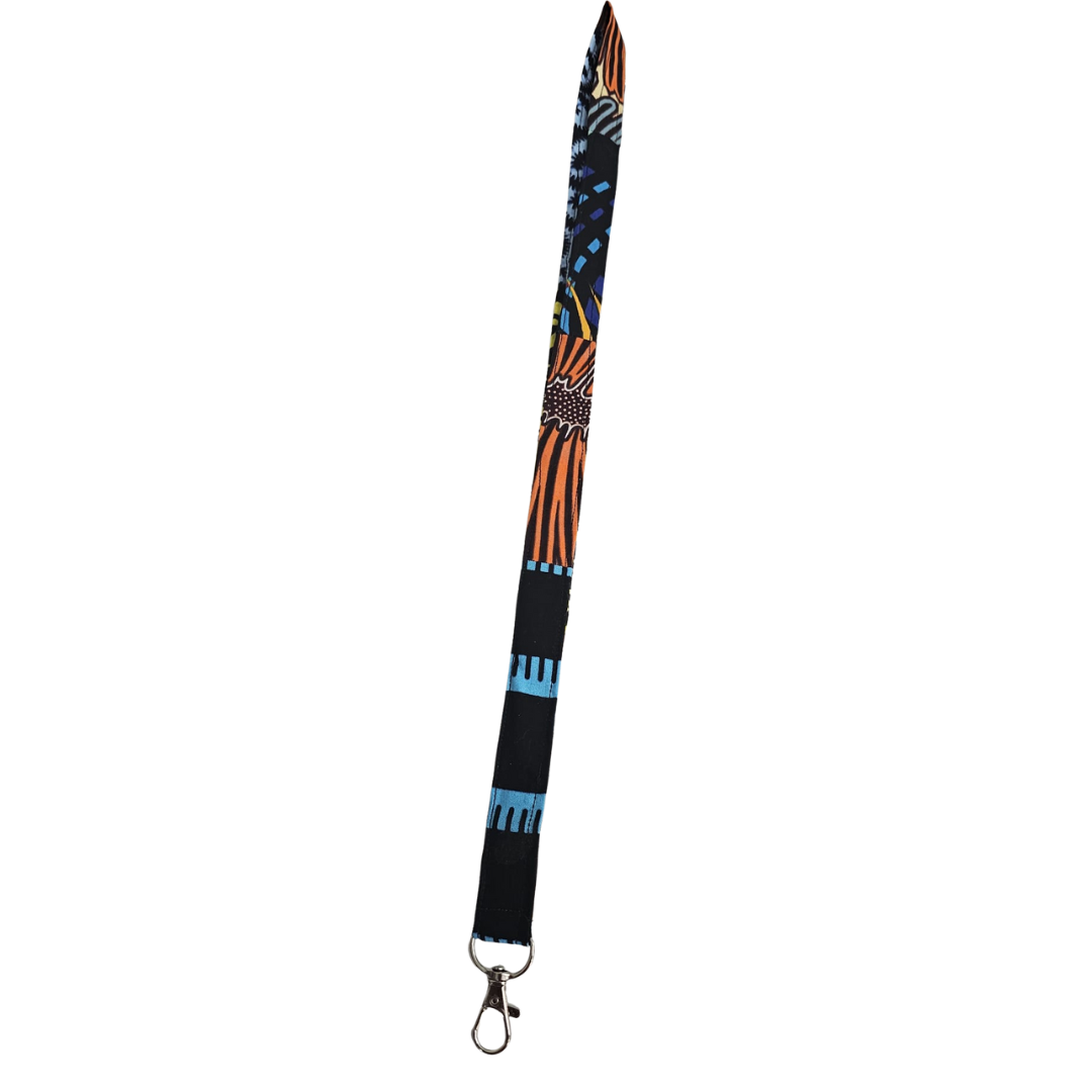 African Print Lanyard – Bold, Functional & Culturally Inspired