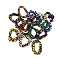 African Print Cotton Scrunchies – Stylish, Gentle & Handmade Hair Accessory (Small)
