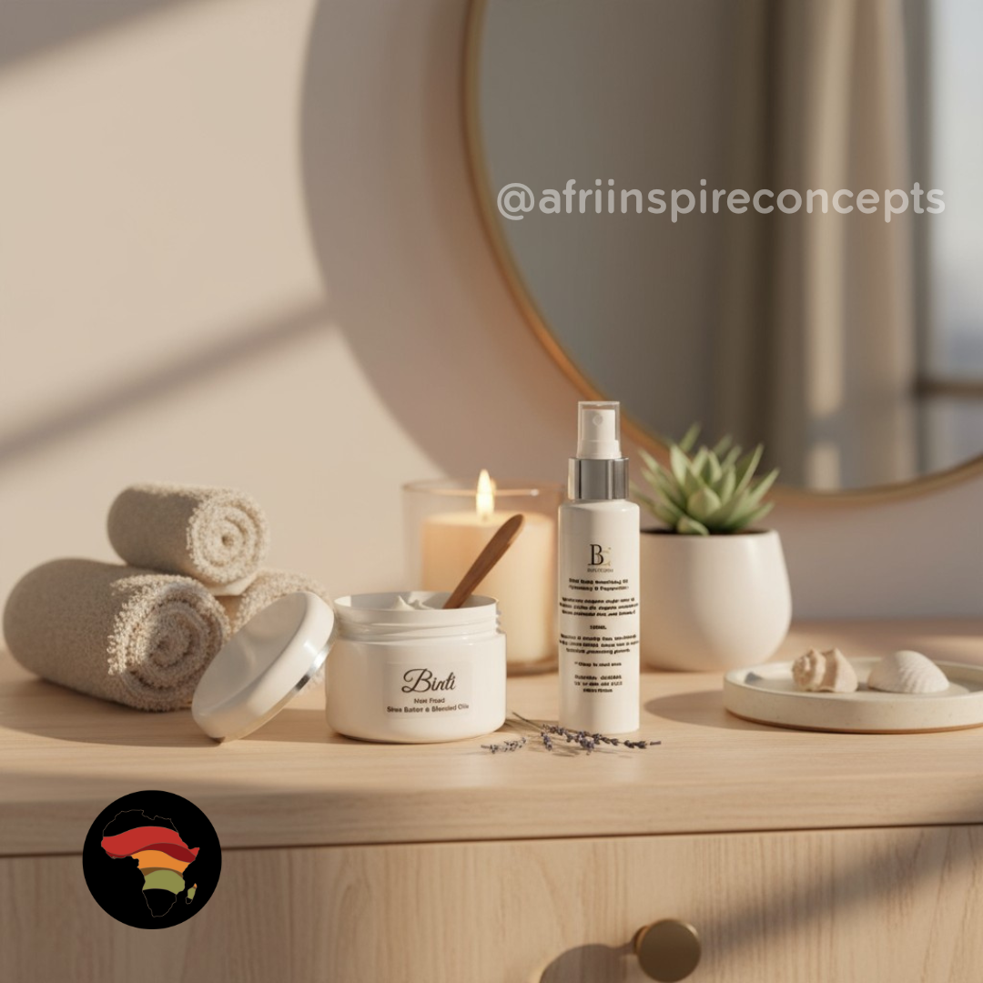 Crown Care Trio Gift Box – Nourishing Hair Cream, Refreshing Spray & Gentle Soap-9pc set