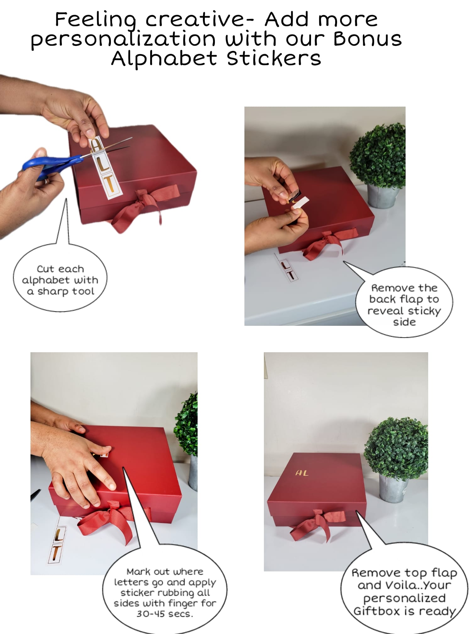 Luxury Magnetic Gift Box with Ribbon – Reusable Foldable Box for All Occasions (10x10x4 in)