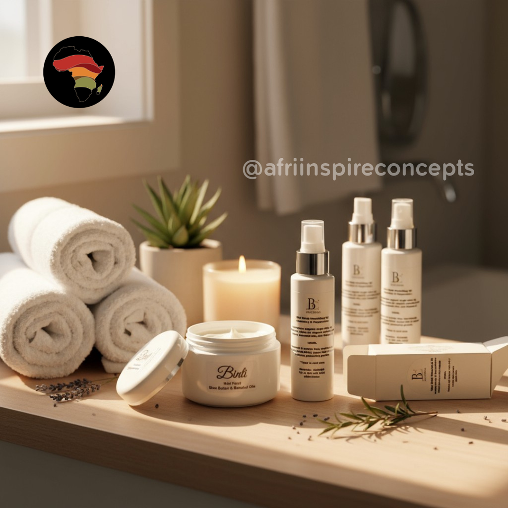 Crown Care Trio Gift Box – Nourishing Hair Cream, Refreshing Spray & Gentle Soap-9pc set