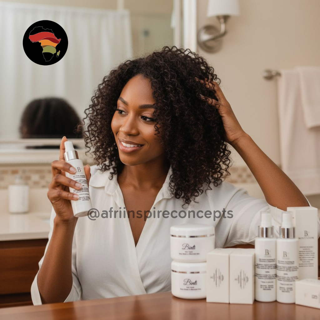 Crown Care Trio Gift Box – Nourishing Hair Cream, Refreshing Spray & Gentle Soap-9pc set