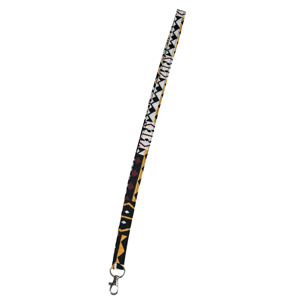 African Print Lanyard – Bold, Functional & Culturally Inspired