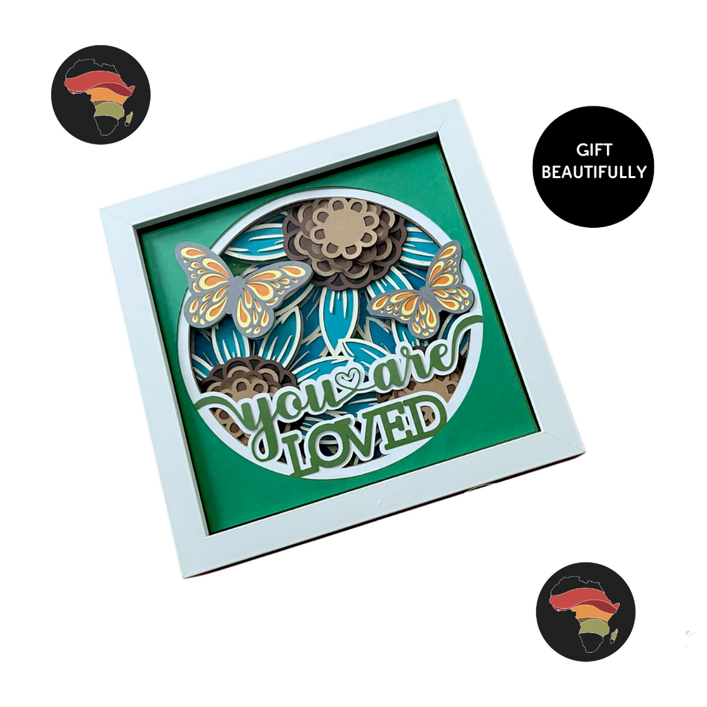 Handcrafted Shadow Box Gift – Personalized 3D Art in a Keepsake Frame