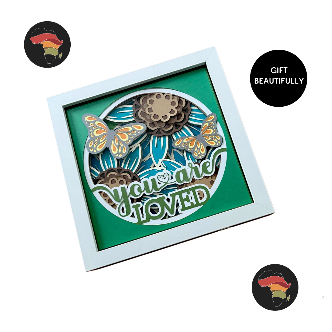 Handcrafted Shadow Box Gift – Personalized 3D Art in a Keepsake Frame