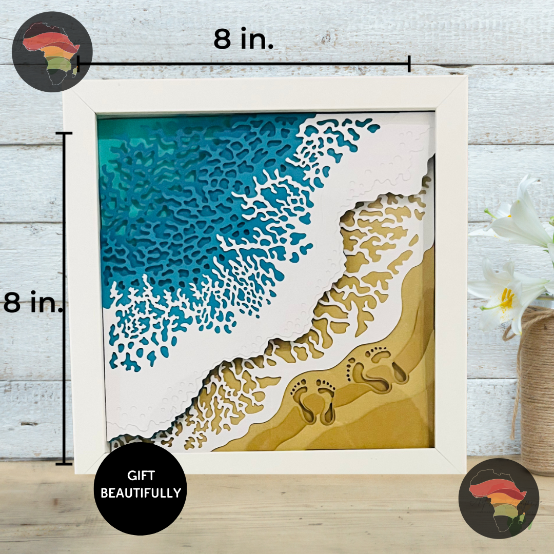 Handcrafted Shadow Box Gift – Personalized 3D Art in a Keepsake Frame