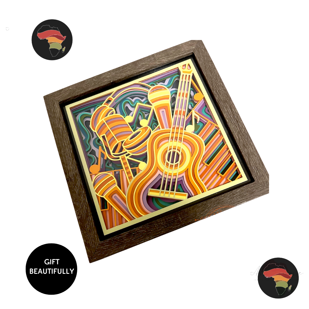 Handcrafted Shadow Box Gift – Personalized 3D Art in a Keepsake Frame