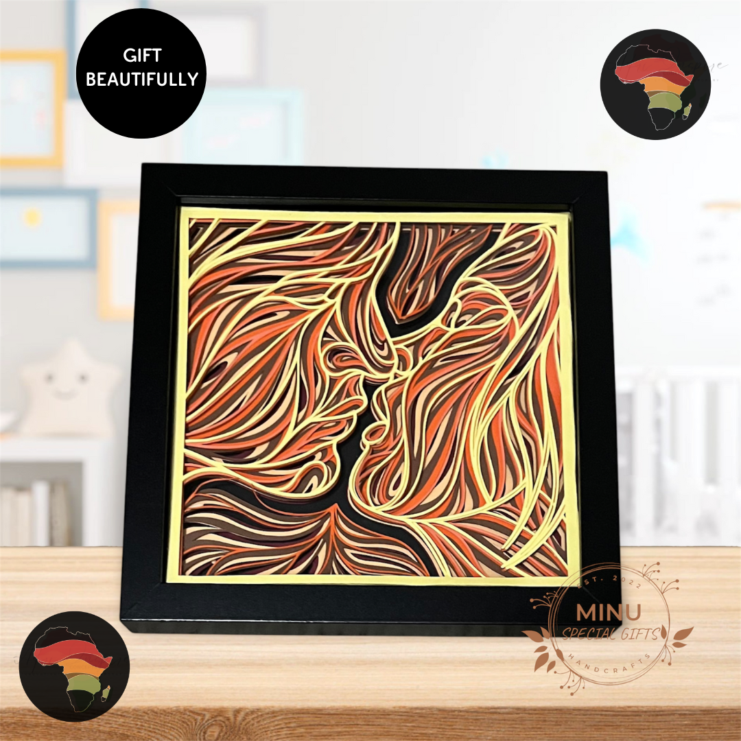 Handcrafted Shadow Box Gift – Personalized 3D Art in a Keepsake Frame