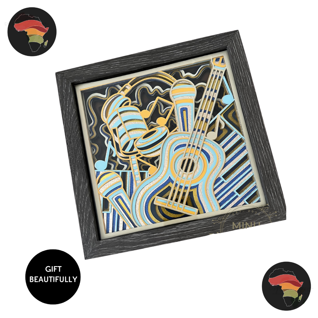 Handcrafted Shadow Box Gift – Personalized 3D Art in a Keepsake Frame