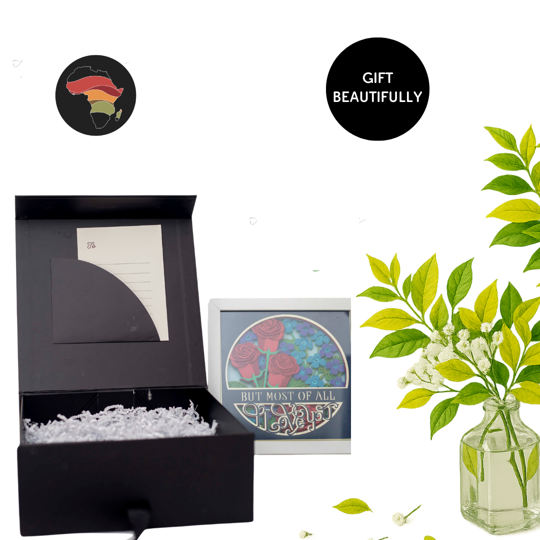 Handcrafted Shadow Box Gift – Personalized 3D Art in a Keepsake Frame