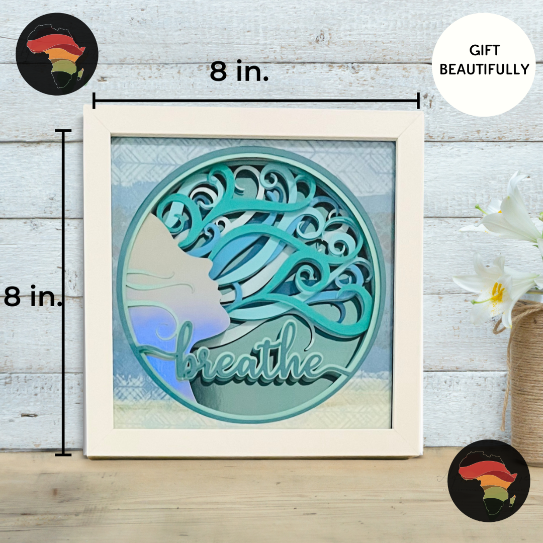 Handcrafted Shadow Box Gift – Personalized 3D Art in a Keepsake Frame