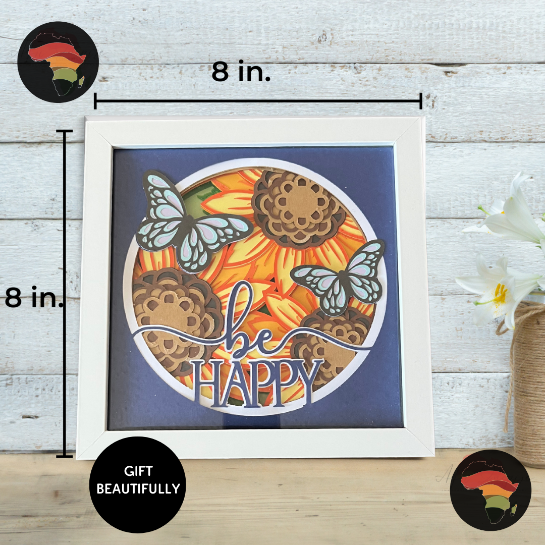 Handcrafted Shadow Box Gift – Personalized 3D Art in a Keepsake Frame