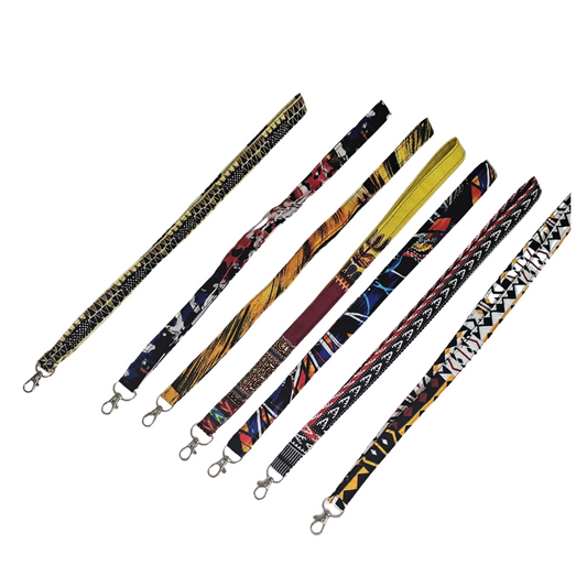 African Print Lanyard – Bold, Functional & Culturally Inspired