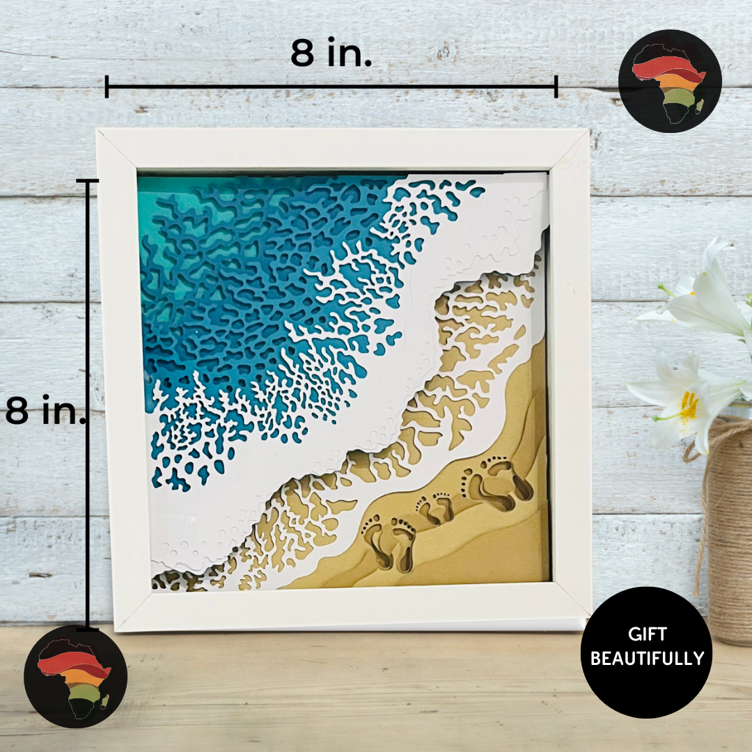 Handcrafted Shadow Box Gift – Personalized 3D Art in a Keepsake Frame