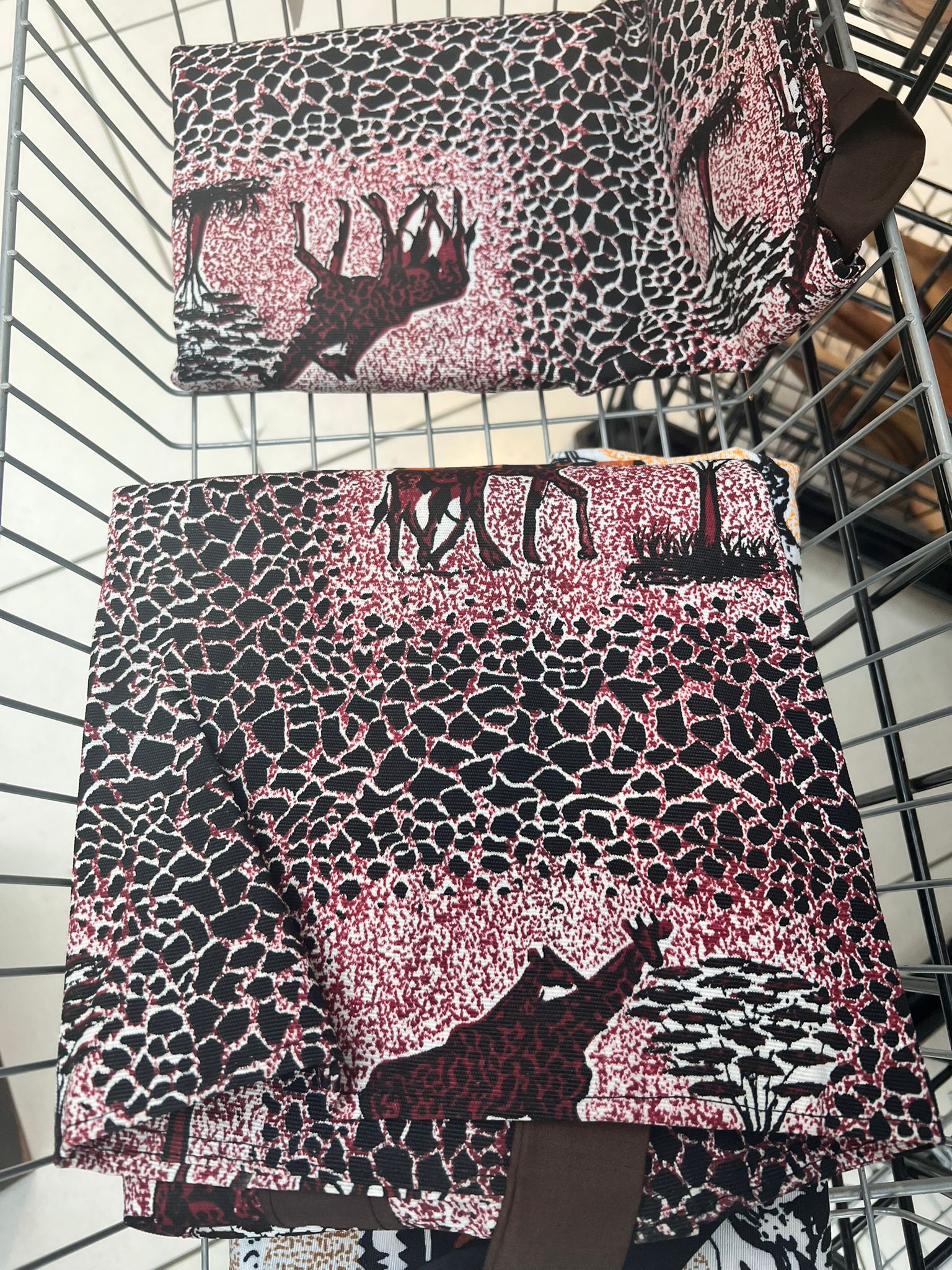Animal prints aprons