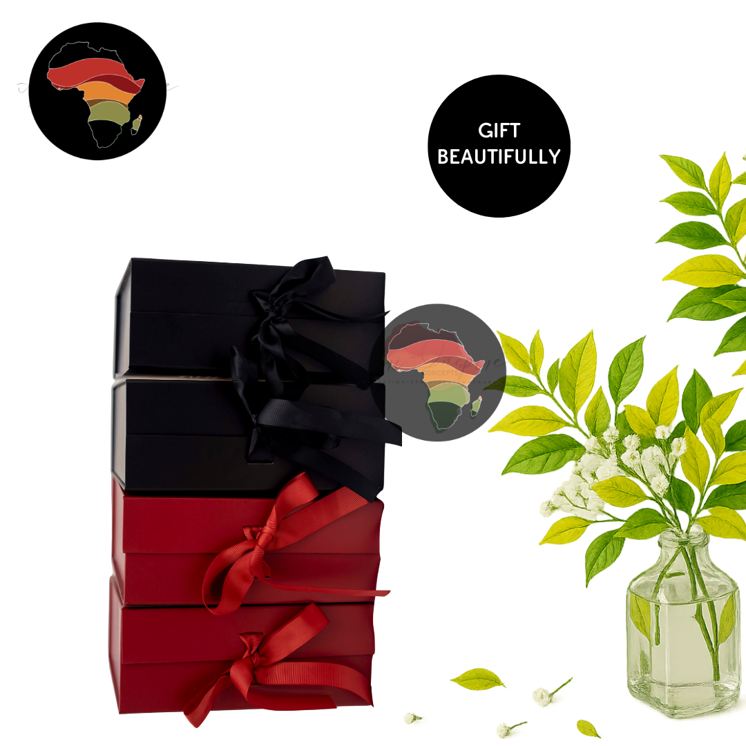 3pc Matte Empty foldable gift box with magnetic clasp lid