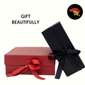 Luxury Magnetic Gift Box with Ribbon – Reusable Foldable Box for All Occasions (10x10x4 in)
