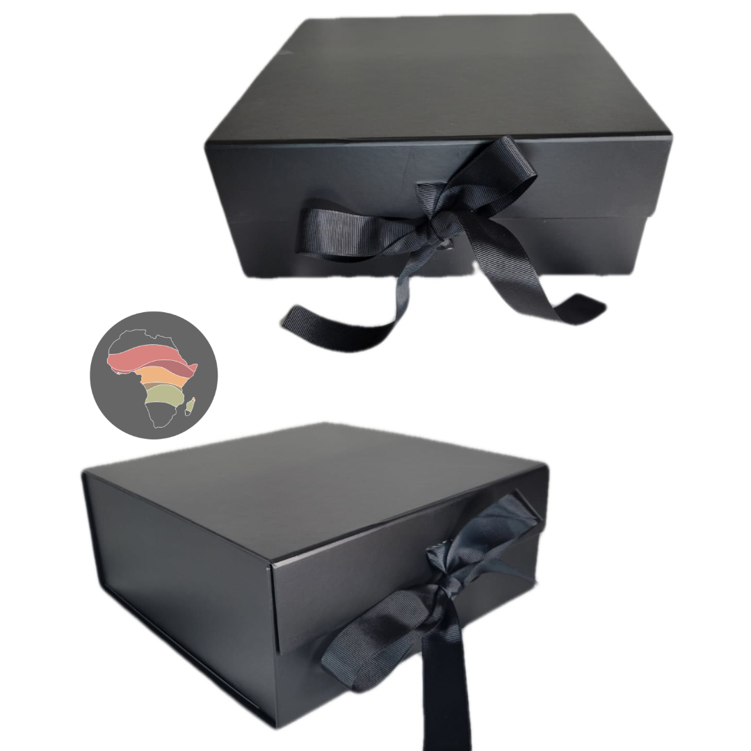 3pc Matte Empty foldable gift box with magnetic clasp lid