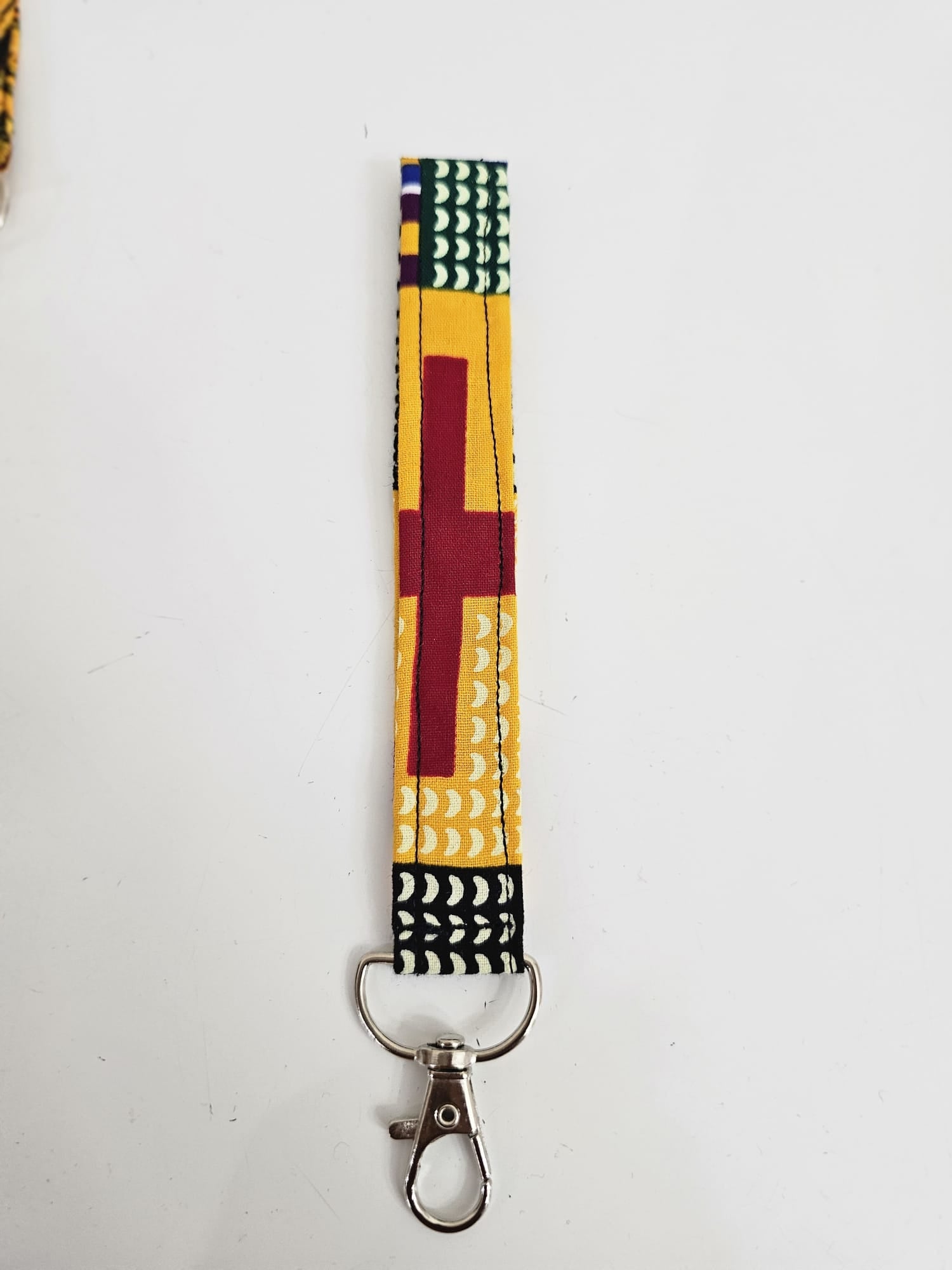 Fabric Key Chain – Stylish & Durable Handmade African Print Accessory