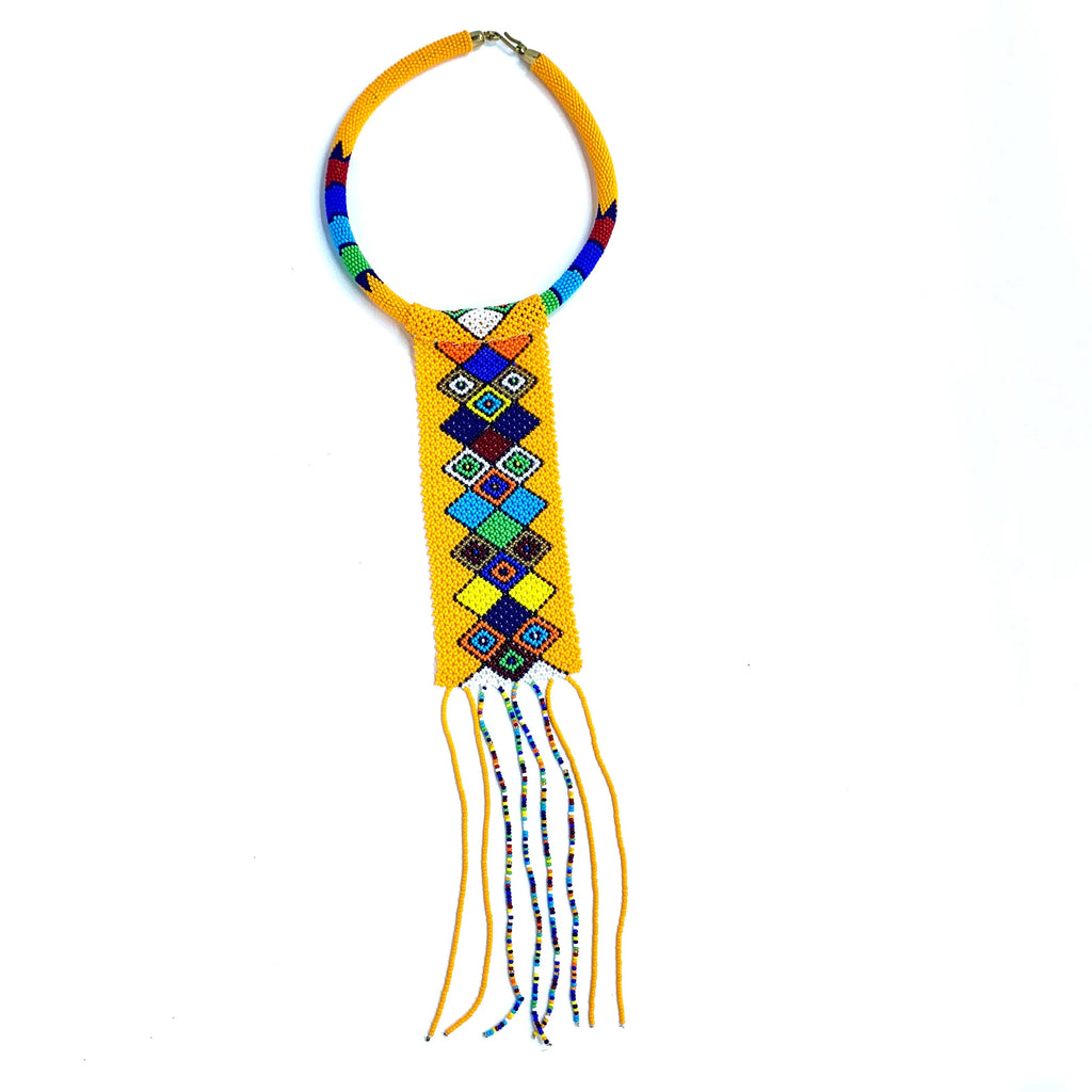 Olkiketa Laang Beaded Necklace – Majestic African Heritage in Every Bead