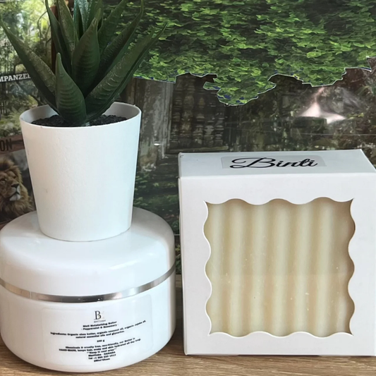 Jumbo Butter & Bar Combo – Handcrafted Hair & Skin Nourishing Set