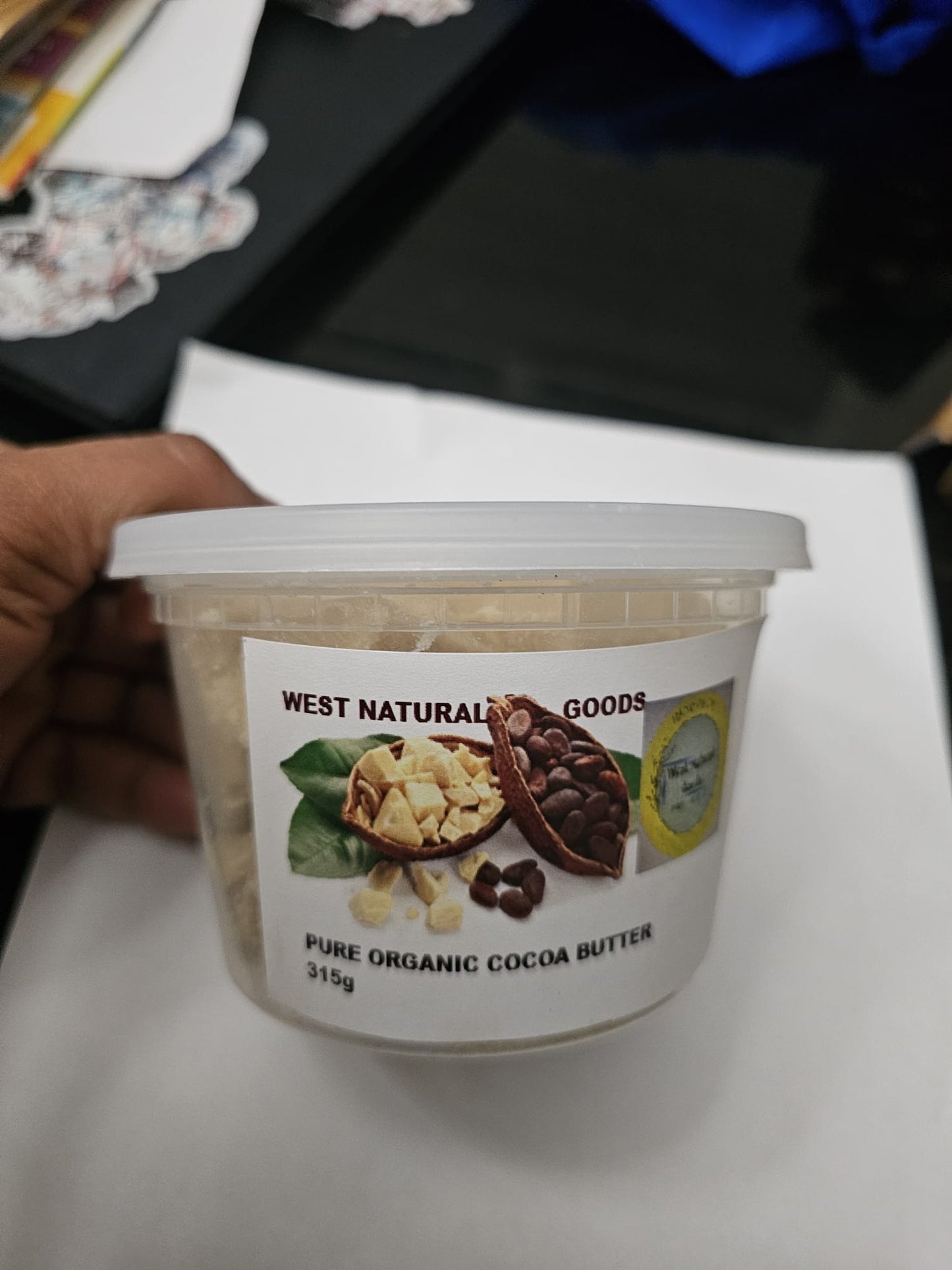 Pure Organic Cocoa Butter